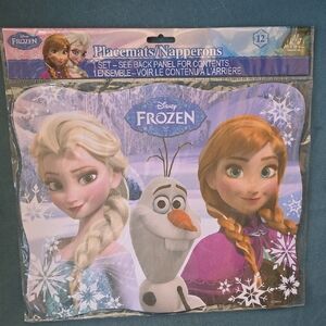 Disney Frozen Placemats - Purple and White